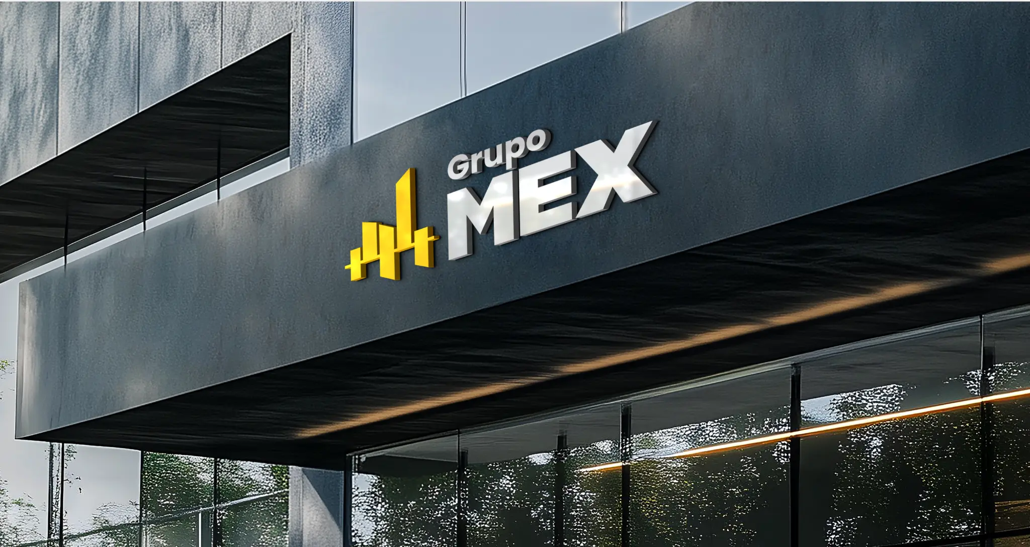 Fachada institucional do Grupo MEX